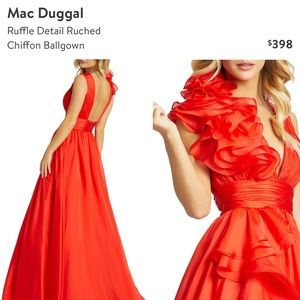 Mac Duggal ballgown - NWT